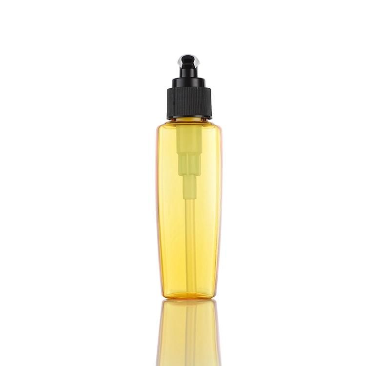 Pet Plastic Designed Square Lotion Bottle (ZY01-C030)