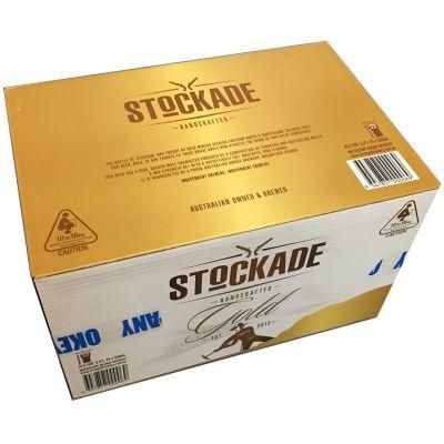 Custom Printed Corrugated Paper Packaging Beer Glass Boxes