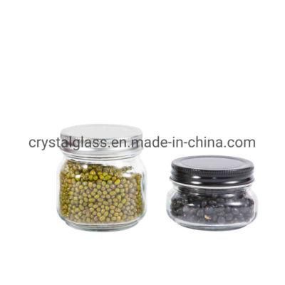 Custom 12 Oz 16 Oz 32 Oz Regular Mouth Wide Mouth Glass Mason Jars with Lids