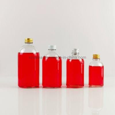 Boston Glass Kombucha Bottle with Metal/Plastic Lid 16oz 750ml 32oz