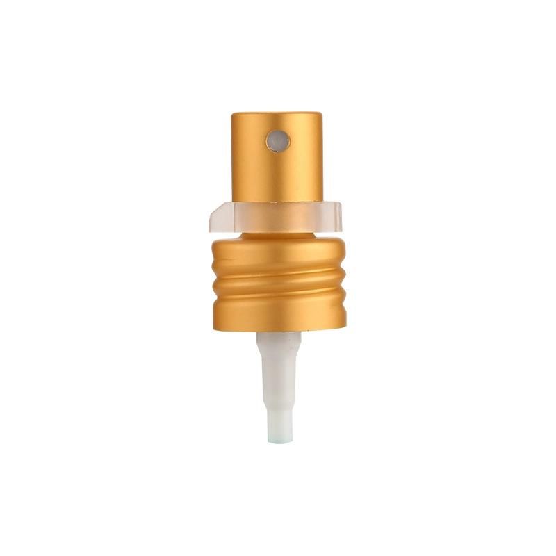 20/410 Gold Aluminum Plastic Products Good Fine Mist Sprayer 2for Perfume/Essential Oil/Glass Bottle (YX-6-1)