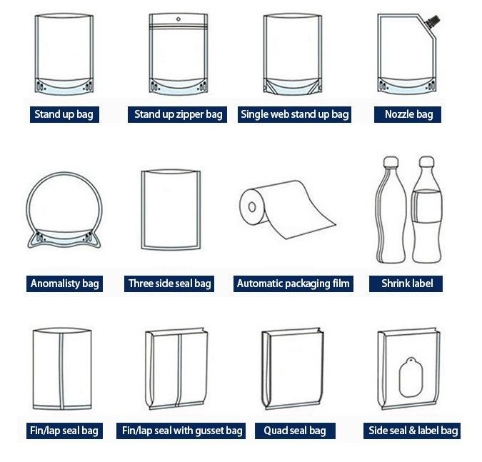 D2w Biodegradable Transparent Laminating Pouch Clear Plastic Drinking Bag Juice Pouches