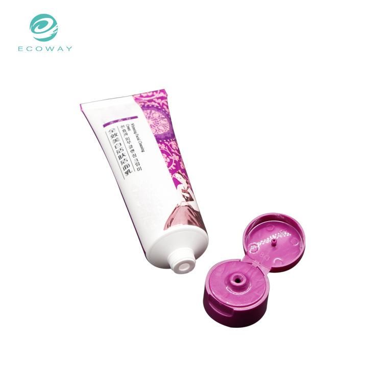Custom Facial Cleansing Facewash Cream Soft Tube Packaging