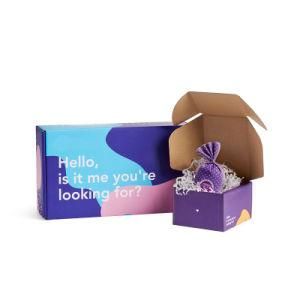 2020 Rigid Paper Packaging Printed Foldable Flat Pack Paper Box