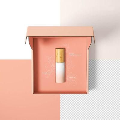 Luxury Custom Logo Paper Shipping Perfume Gift Box Mailer Lipgloss Cosmetic Insert Jar Glass Bottle Set Packaging Box