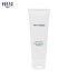 Eco Friendly and Safe White Cosmetic Plastic Packaging PCR Round Flip Top Tube