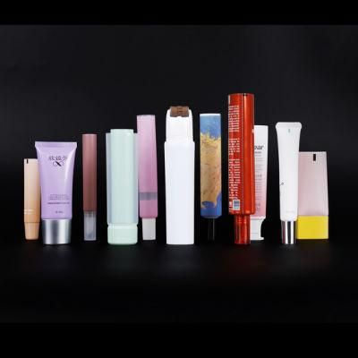 Soft Face Wash Cream Plastic Empty Cosmetic Tube Packaging Sunscreen