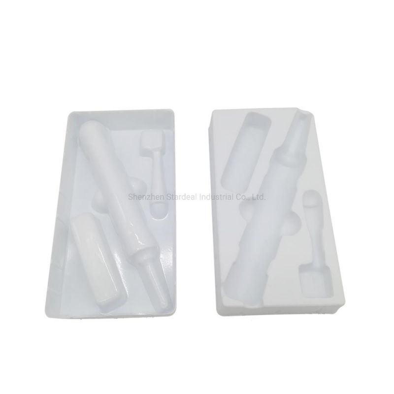 Thermoformed Plastic Flocking Cosmetic Packaging Blister Trays