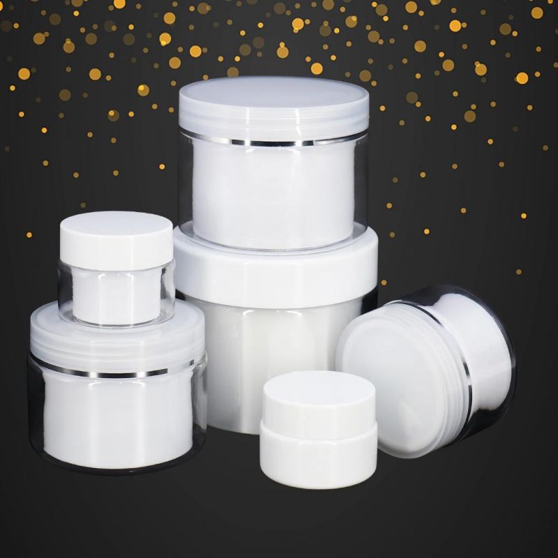 Excellence in Quality Empty PP Plastic Cosmetic Face Cream Jars with Good Production Line