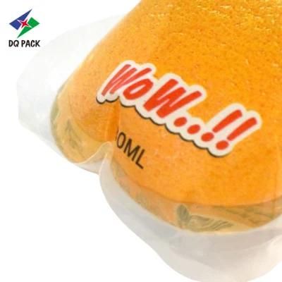 Food Grade Plastic Packaging Custom Printed Juice Packaging Bottle Shaped Injection Pouch for Juice