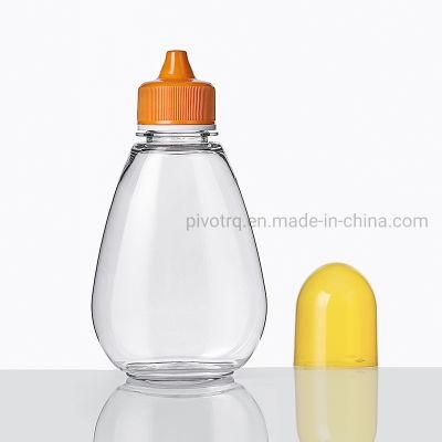 250g Pet Food Grade Clear Squeeze Honey Bottle for Honey Jam Packages