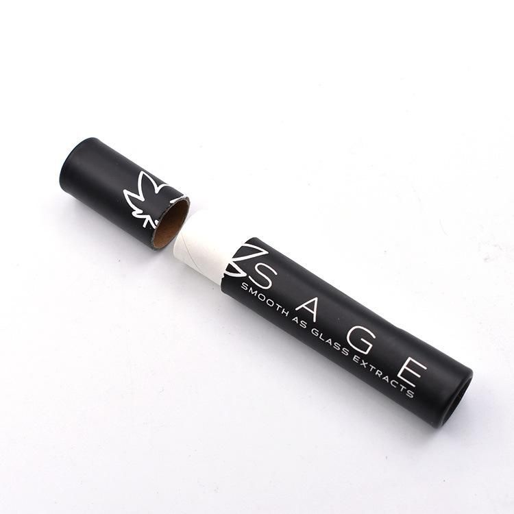 Custom Black Color Printed Packaging Round Kraft Atomizer Paper Tube