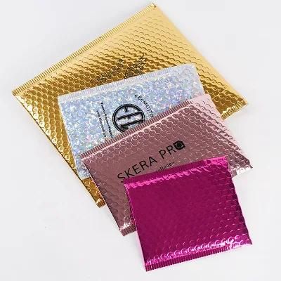 Free Shipping Wrap Padded Envelopes Shipping Rose Gold Color Kraft Bubble Mailer Poly Mailer Bag