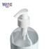 High Quality Cosmetics Round Factory Price Easy Cleaning Brown Amber Plastic Shampoo Bottle