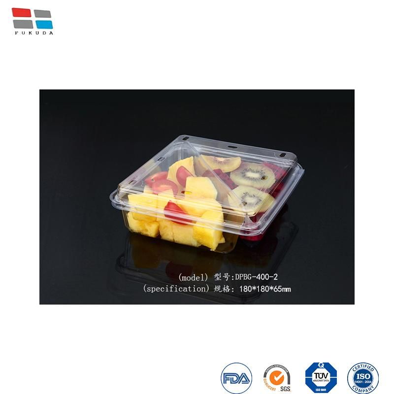 Customized Fresh Fruit Plastic Anti-Theft Box with Lid