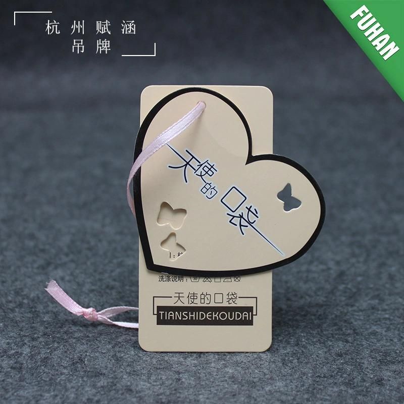 Eco-Friendly Die Cut Fsc Paper Hangtag for Baby Cothing