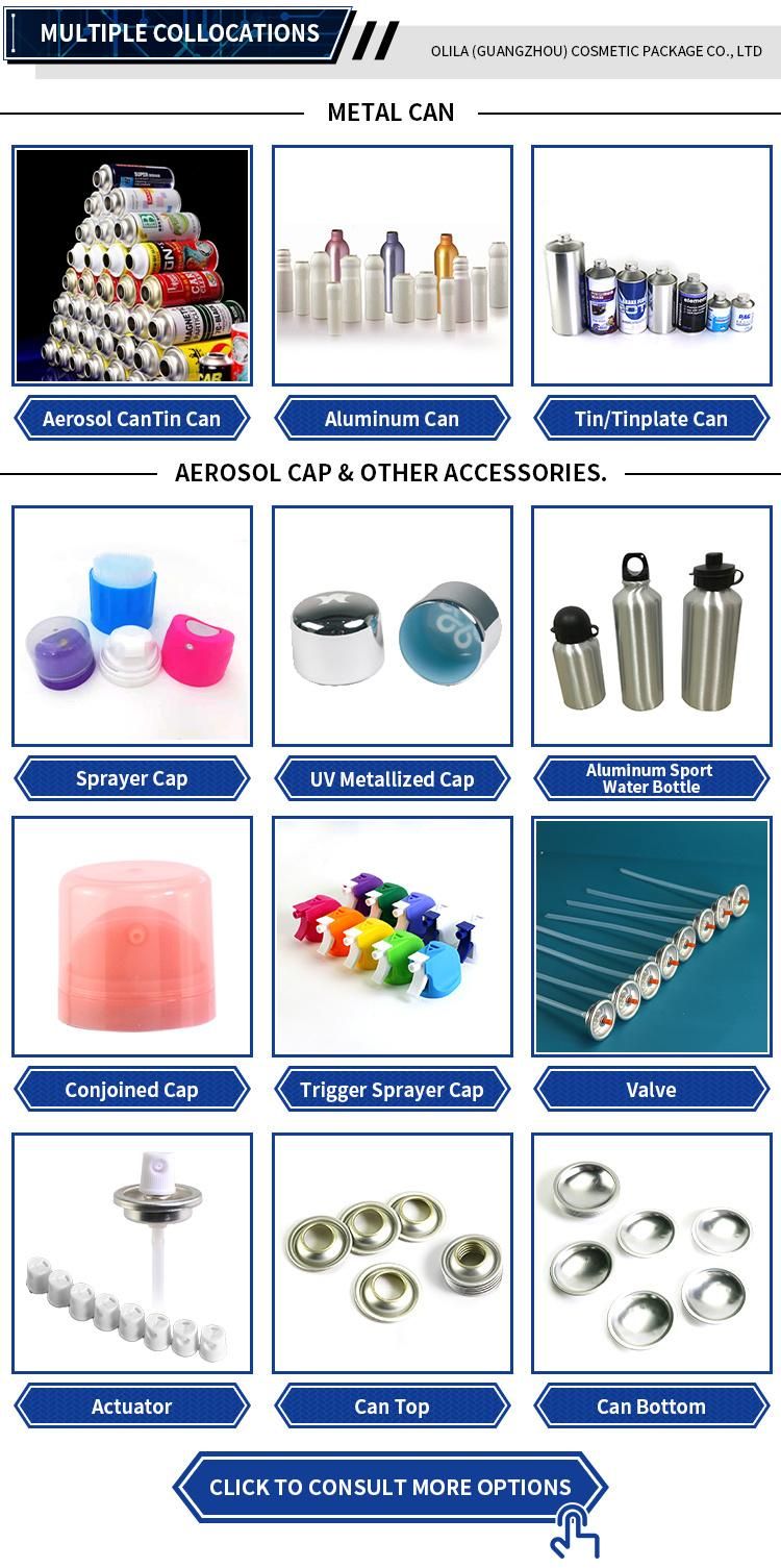 Aerosol Body Spray Empty Aluminum Can Aerosol Can Tin Can Aerosol Can Making Machine