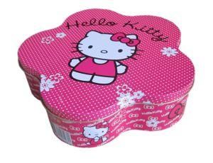 Flower Shape Cookie Tin Box Jewelry Tin Box