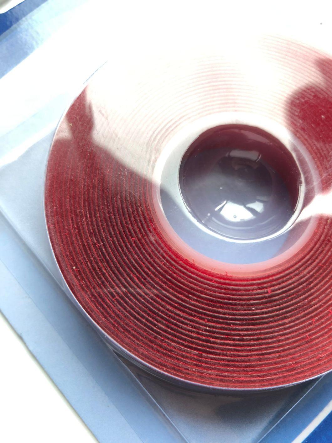 2m Red Waterproof Removable Transparent Traceless Nano Tape