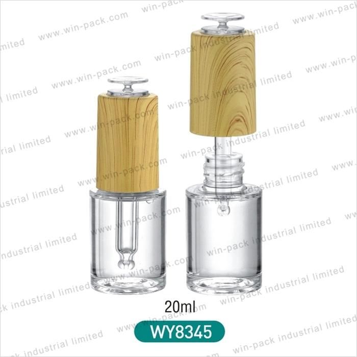 Winpack Hot Sale Clear Cosmetic Plastic Dropper Bottle 20ml with Water Transfer Cap