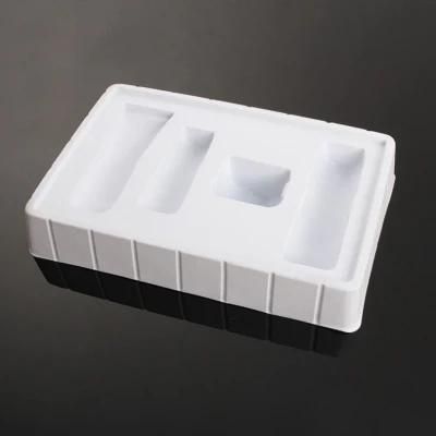 High Quality Blister Velvet Flocked Rectangular Plastic Decorative Tray