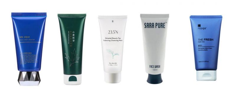 100g Cosmetic Cream Packaging Empty Plastic Soft Facial Cleanser Tube