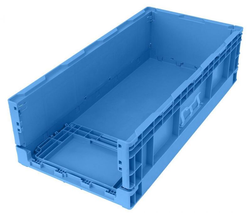 S406 S Folding Containers Adjustable Plastic Storage Box, Foldable Storage Box, Hard Plastic Collapsible Storage Box