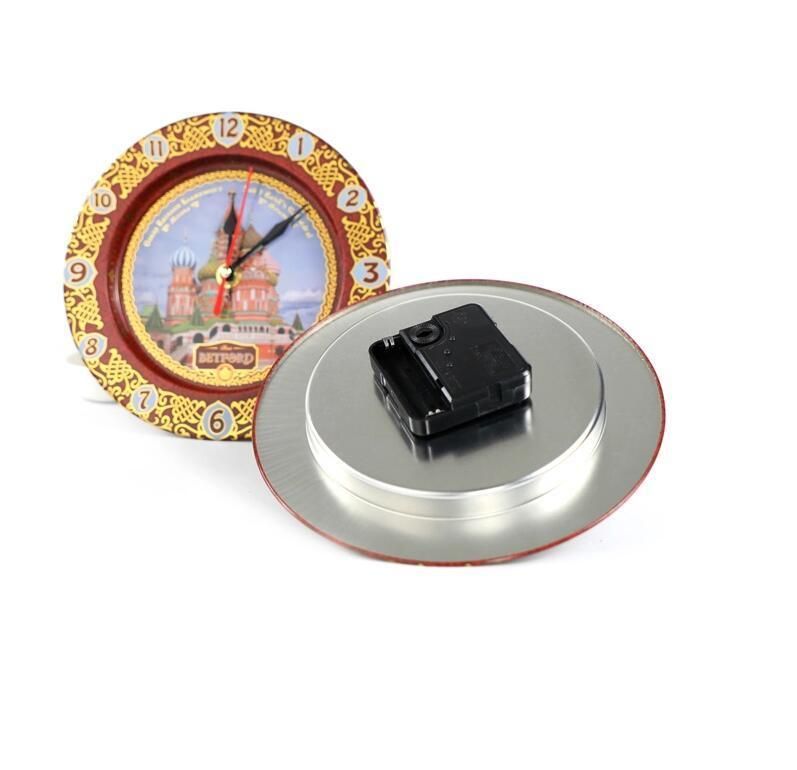 Top Quality Round Shape Tea Tin Can Metal Clock Tin Box