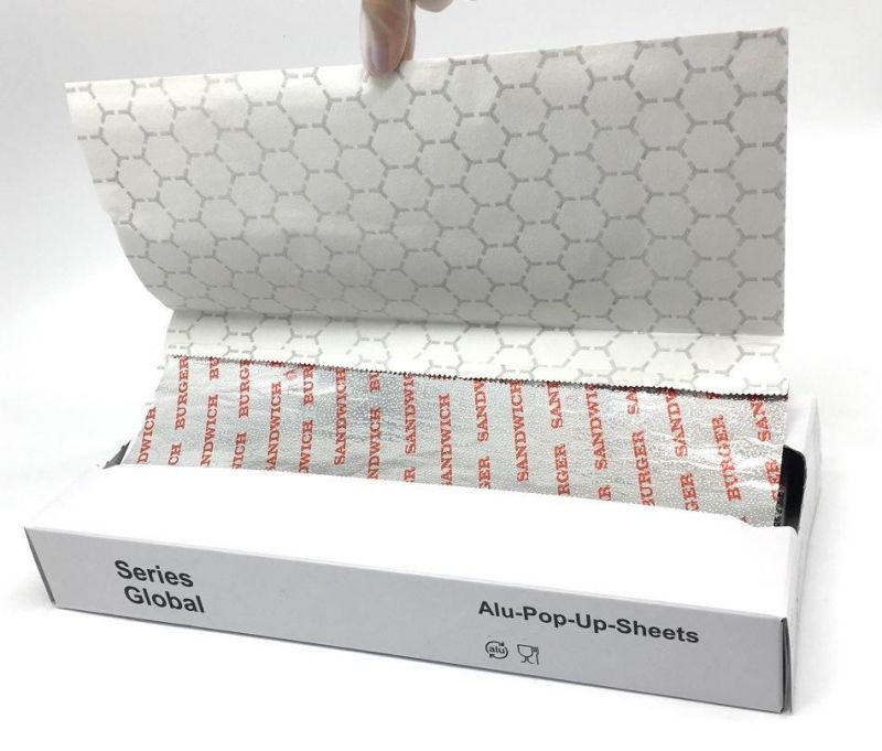 Custom Sandwich and Hamburger Packaging PE Coated Greaseproof Paper