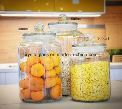 Glass Storage Canister Jar 350/500/800/1000ml