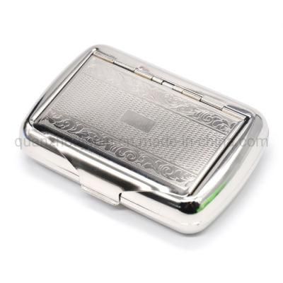 OEM Metal Retro Cigarette Moist Keeping Compartmented Case