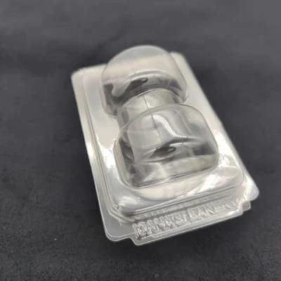 Custom 2 Pack Macaron Clear Plastic Clamshell Packaging Box