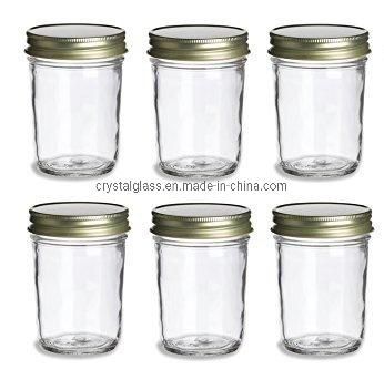 300ml 10oz 450ml 650ml Glass Mason Jar Baby Food Jar with Caps