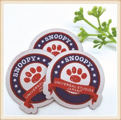 Wholesale Woven Patches Iron on Neck Label Tags