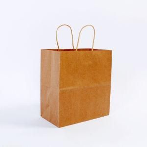 Kraft Paper Bag Spot Wholesale Can Be Customized Kraft Paper Takeaway Bag Portable Paper Bag Kraft Paper Packaging Bag