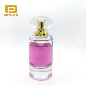 100ml Empty Round Cylinder Perfume Bottle with Shiny Acrlynic Cap Beautiful Vintage Lali Small Big Bottles of Perfume