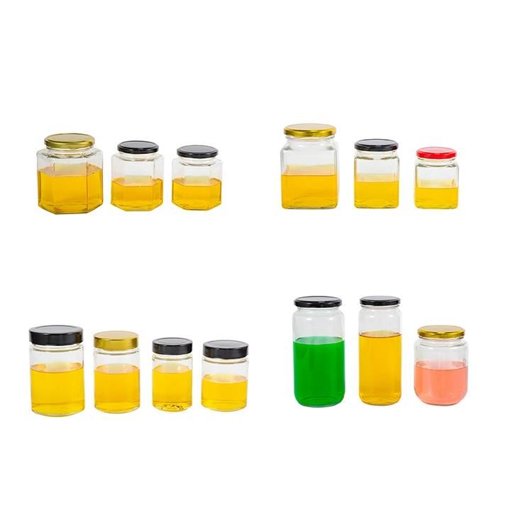 280ml 9oz Round Straight Side Food Container Jam Honey Glass Jar with Deep Lid