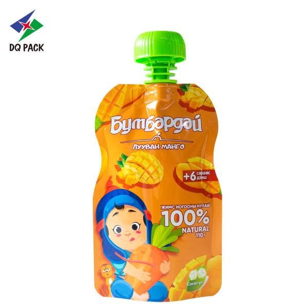 Customized Printing Stand up Pouch with Spout for Juice