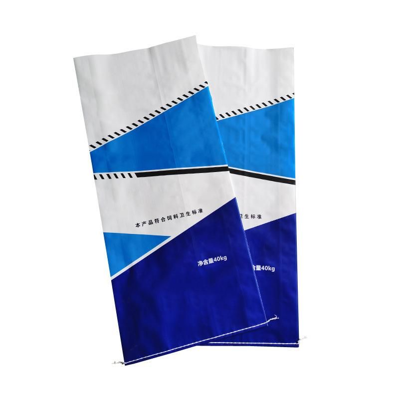 SGS FDA Polyethylene Bag 25kg with Design Print for Animals. Feed Plastic Sack Packing Bags