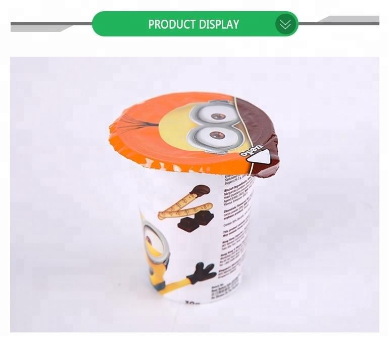 Jelly/ Juice/ Jam/ Paste/ Diary/ Yoghurt/ Yogurt Aluminum Foil Plastic Cover Lid Film