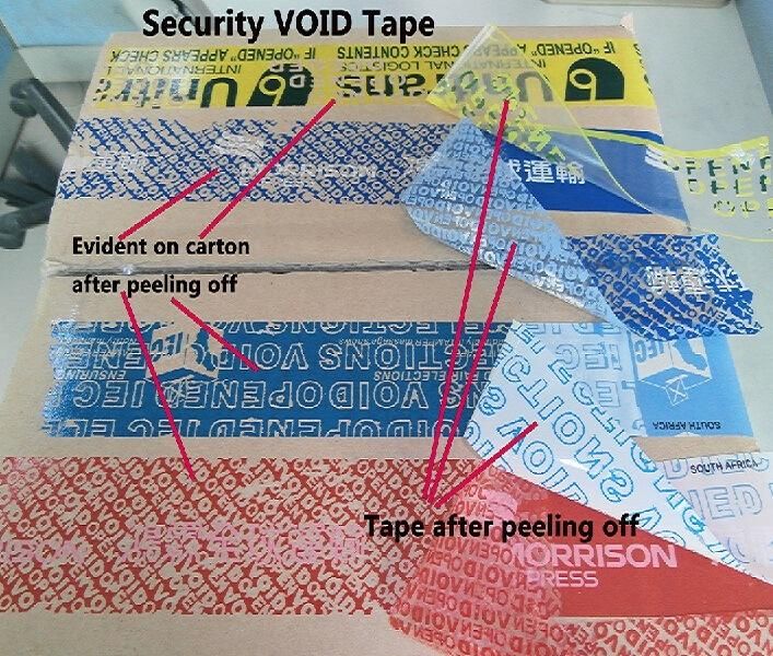 Anti Fake Security Tag Sticker