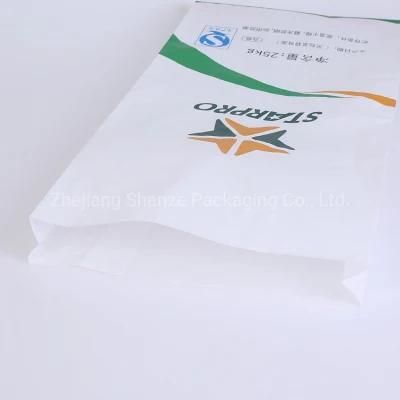 Kraft Paper Laminated Coated White PP Woven Bag