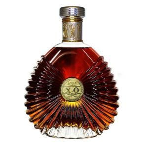 Beautiful Shape 750ml High Grade Brandy Xo Glass Bottle