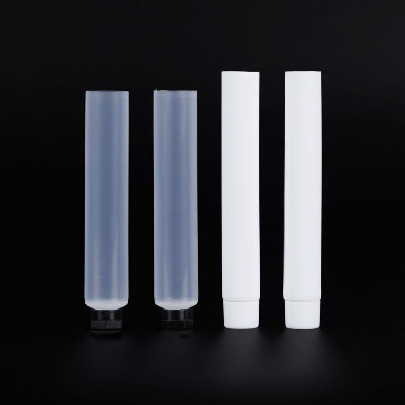 Custom Empty White Lid Clear Plastic Cosmetic Packaging Soft Squeeze Lip Gloss Tube Lip Tubes Wholesale Cosmetic Lip Gloss Tube White Lip Gloss Tube