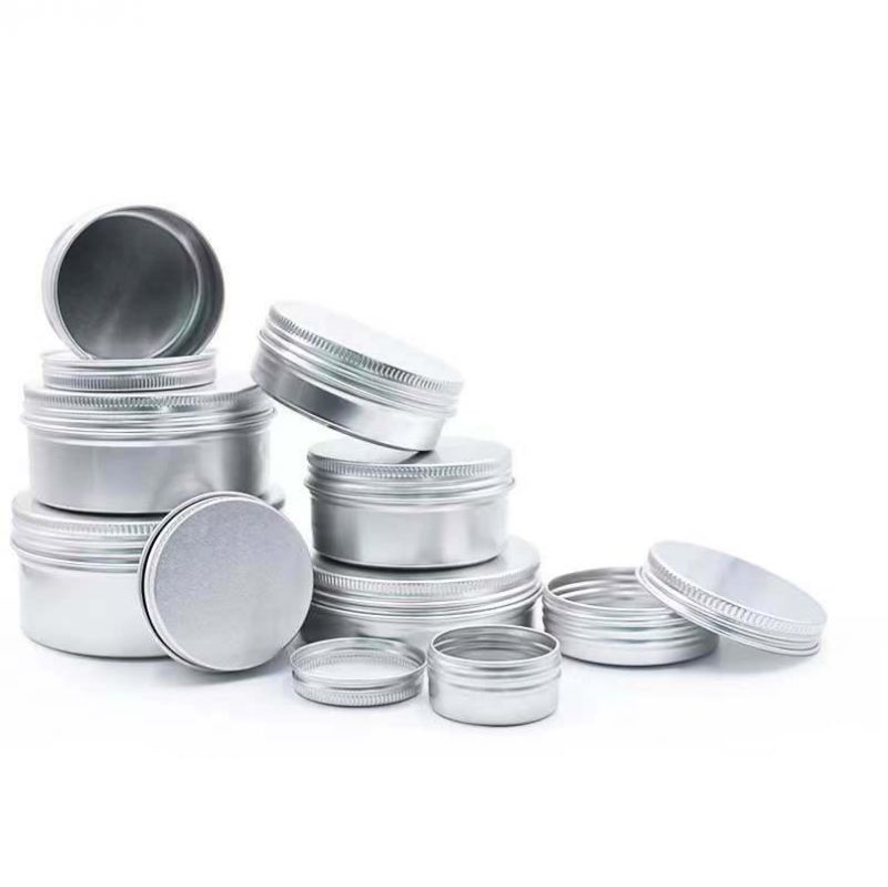 Factory Supplier Round Aluminum Tea Cans Packaging Cosmetic Jar