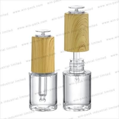 Winpack Hot Sale Clear Cosmetic Plastic Dropper Bottle 20ml with Water Transfer Cap