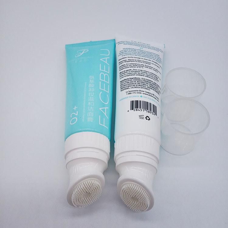 Empty Squeeze Silicone Brush Tubes for Cosmetic Plastic Packaging