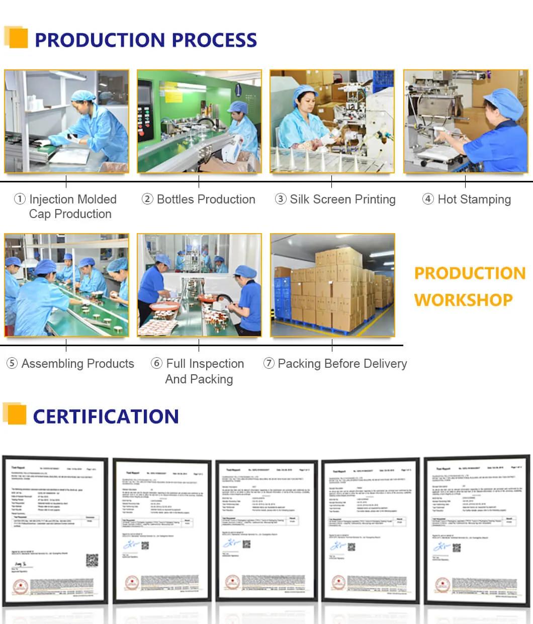 Excellence in Quality Empty PP Plastic Cosmetic Face Cream Jars with Good Production Line
