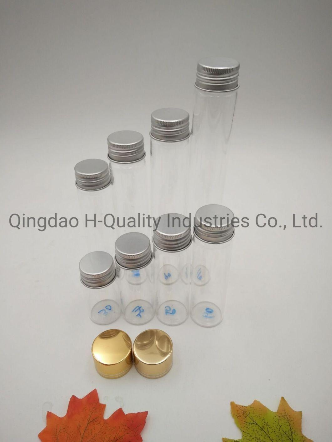 High Borosilicate Glass Tube-Type Bottle/Dried Fruit Bottle/Gift Advertising Bottle/Ready-to-Eat Food Bottle with Aluminum Caps
