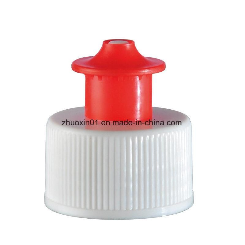 Plastic Pull Push Cap